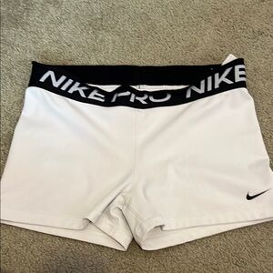 Nike Women's Black and White Nike Pros